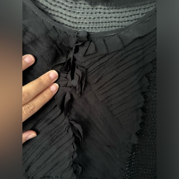 BCBGMaxAzria Runway sequin dress black  sizeXS vintage - Picture 6 of 12